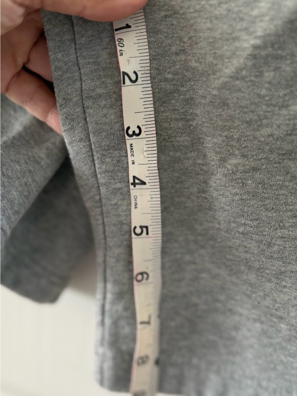 Nike Gray Athletic Shorts with White Swoosh - Picture 4 of 4